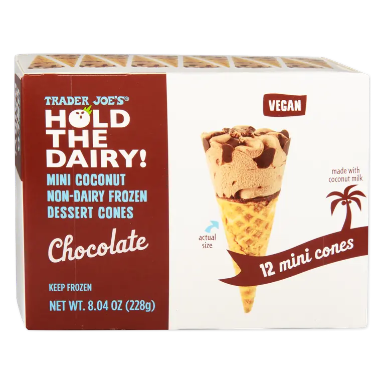 Hold the Dairy! Vegan Chocolate Mini Cones