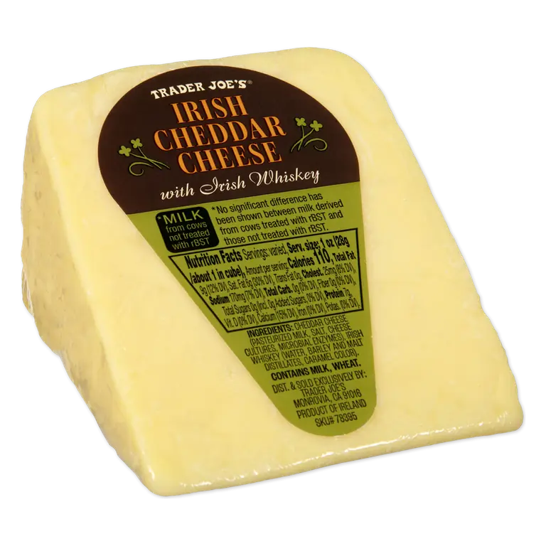 Irish Cheddar Cheese with Irish Whiskey