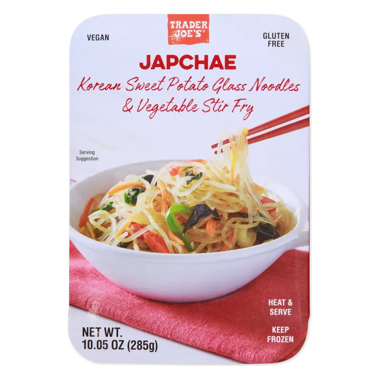 Japchae Korean Glass Noodles & Vegetable Stir Fry