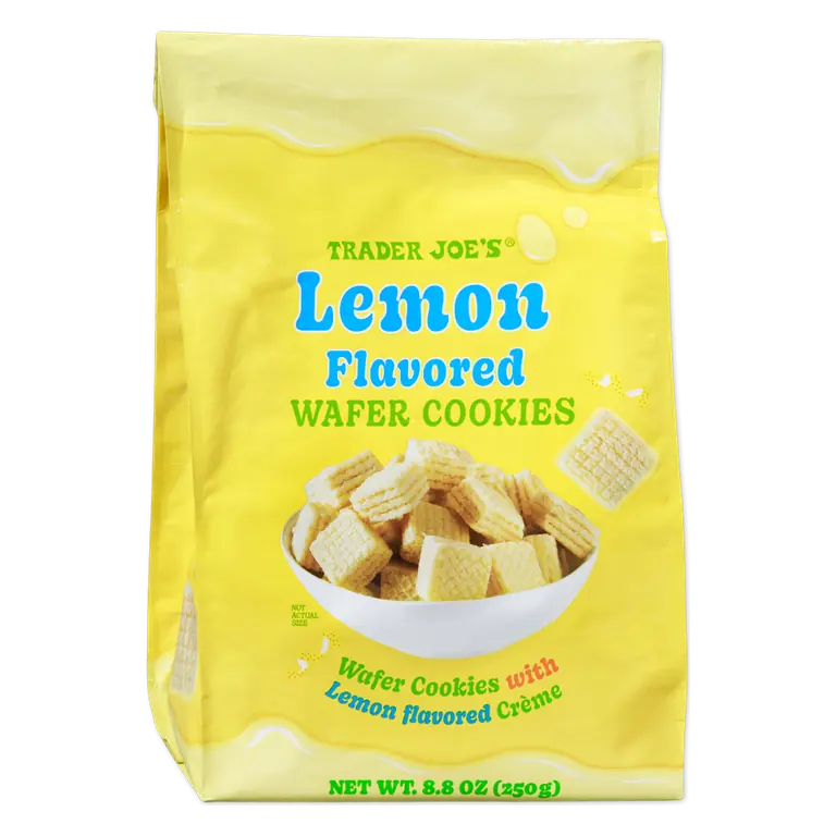 Lemon Flavored Wafer Cookies