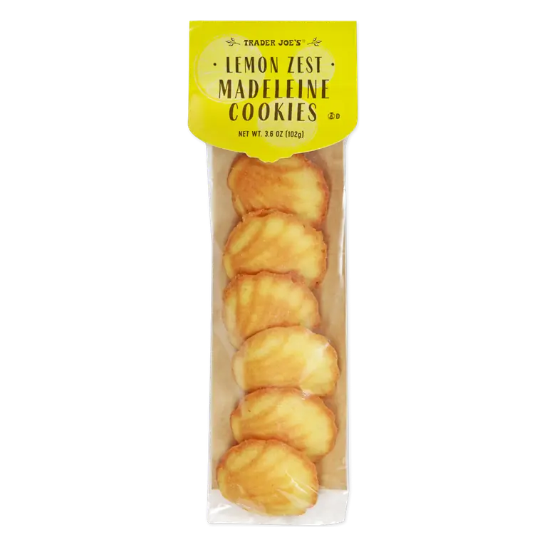 Lemon Zest Madeleine Cookies
