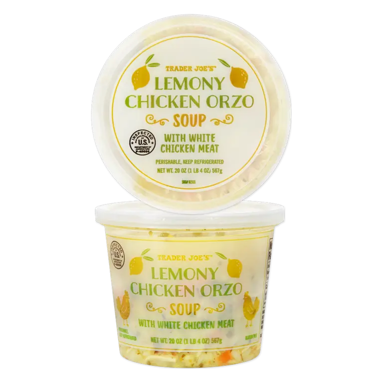 Lemony Chicken Orzo Soup
