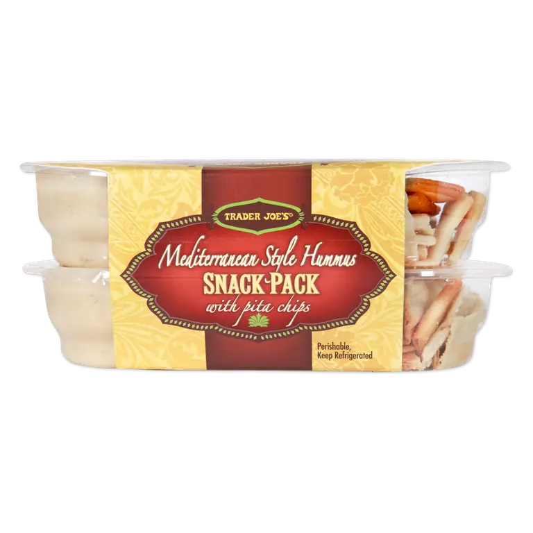 Mediterranean Hummus Snack Pack with Pita Chips