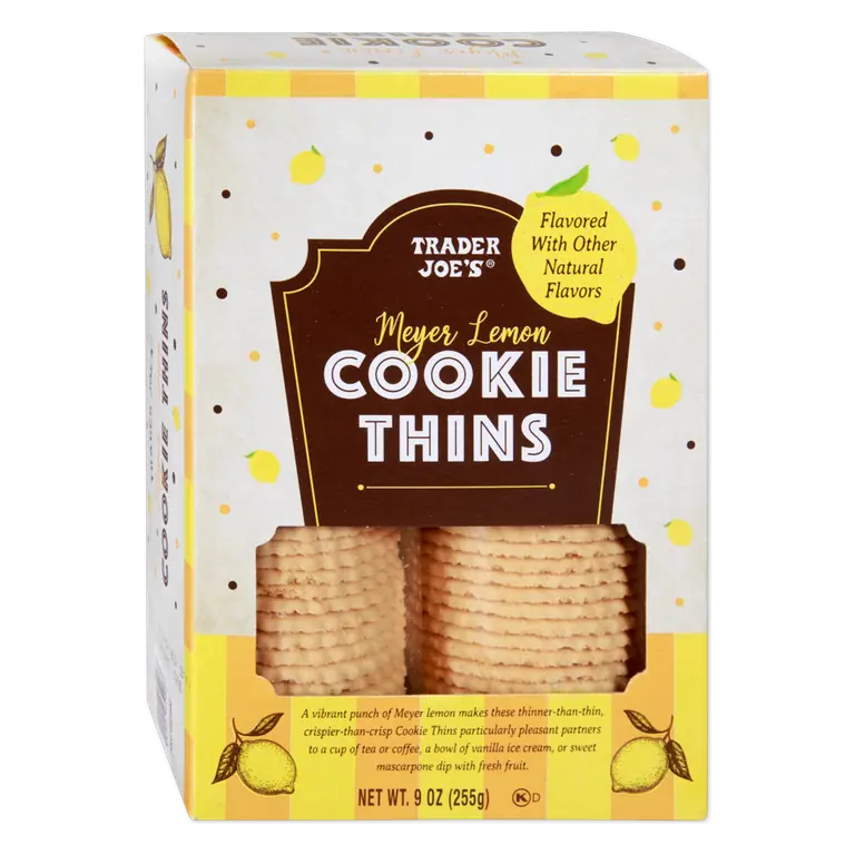 Meyer Lemon Cookie Thins