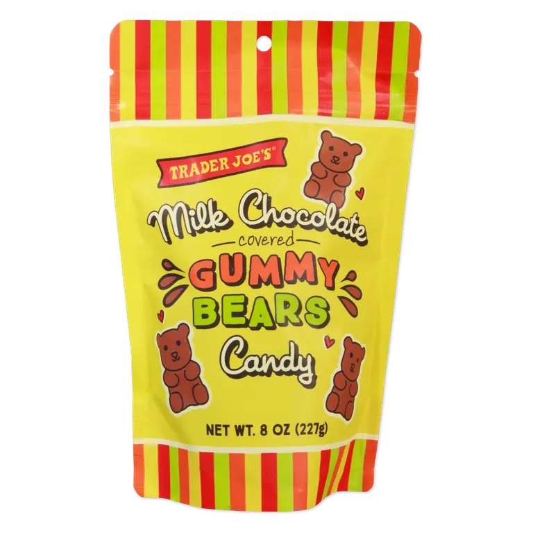 Milk Chocolate Covered Gummy Bears
