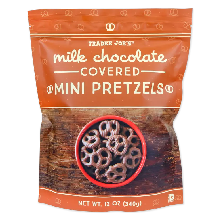 Milk Chocolate Covered Mini Pretzels