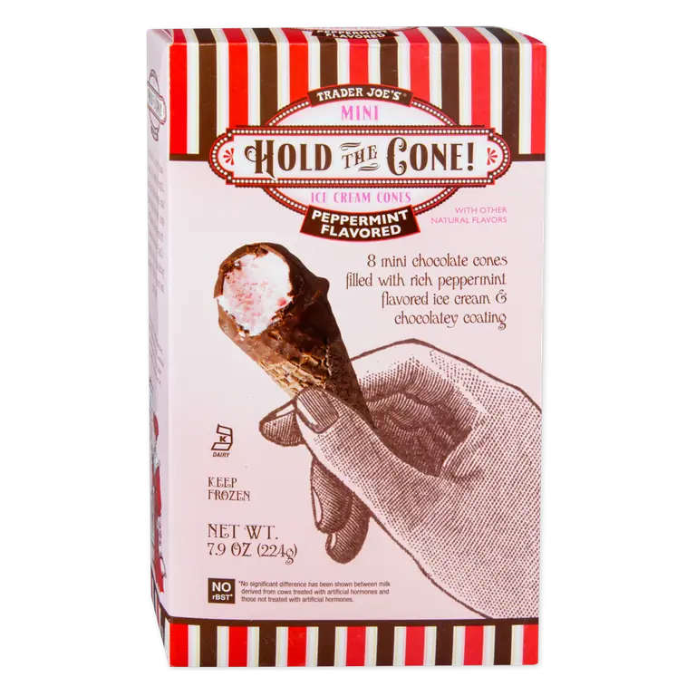 Mini Hold The Cone Peppermint Flavored