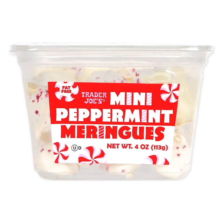Mini Peppermint Meringues