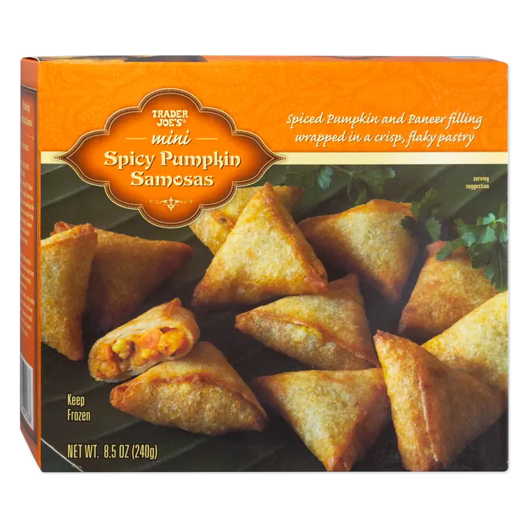 Mini Spicy Pumpkin Samosas