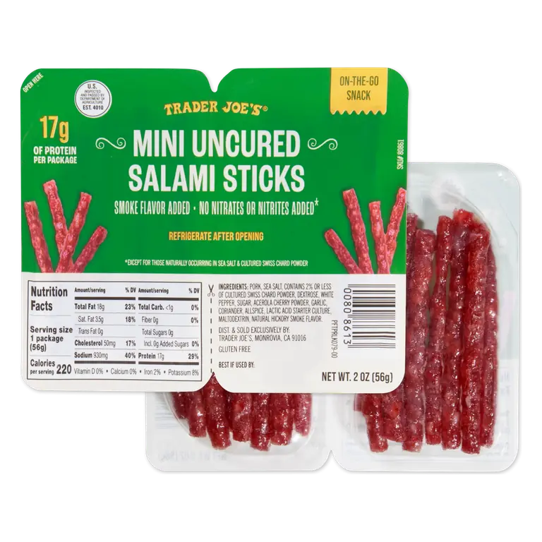 Mini Uncured Salami Sticks