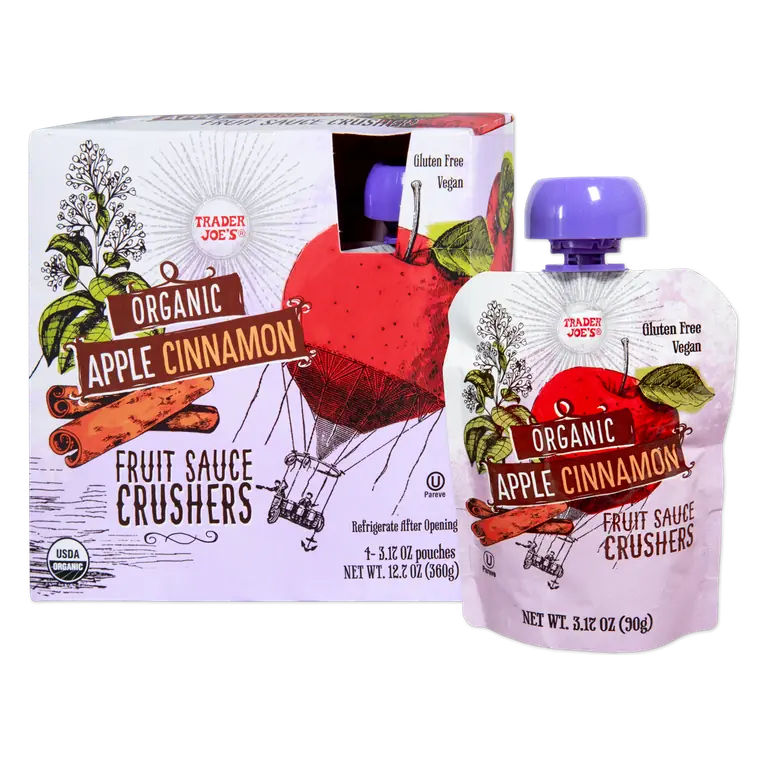 Organic Apple Cinnamon Fruit Sauce Crushers