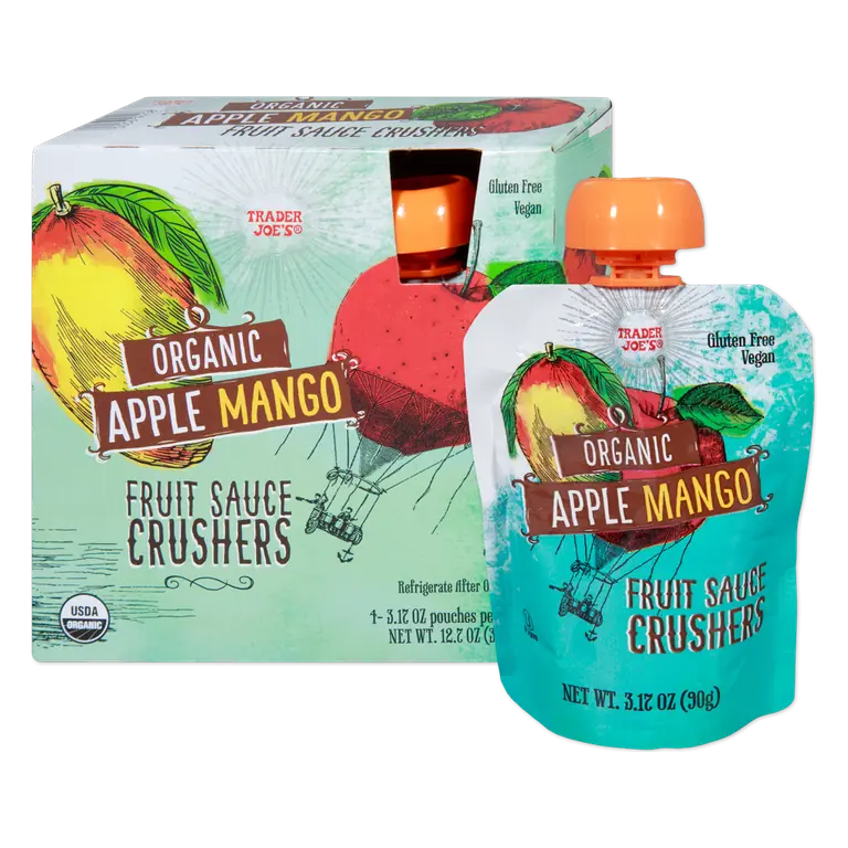 Organic Apple Mango Fruit Sauce Crushers