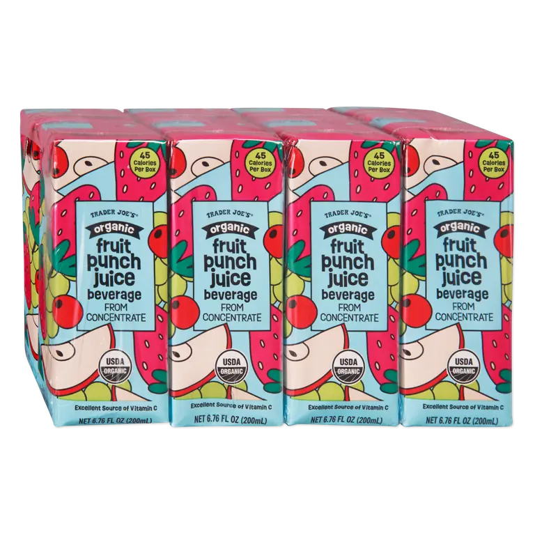 Organic Fruit Punch Juice Beverage