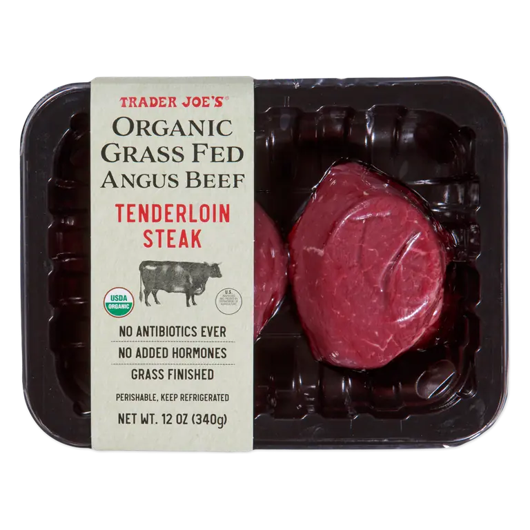 Organic Grass Fed Tenderloin Steak