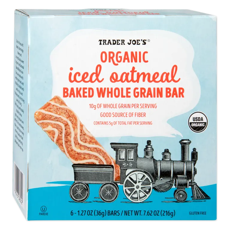 Organic Iced Oatmeal Baked Whole Grain Bar