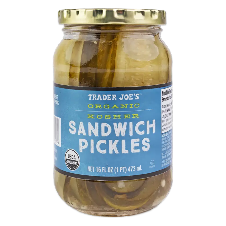 Organic Kosher Sandwich Pickles
