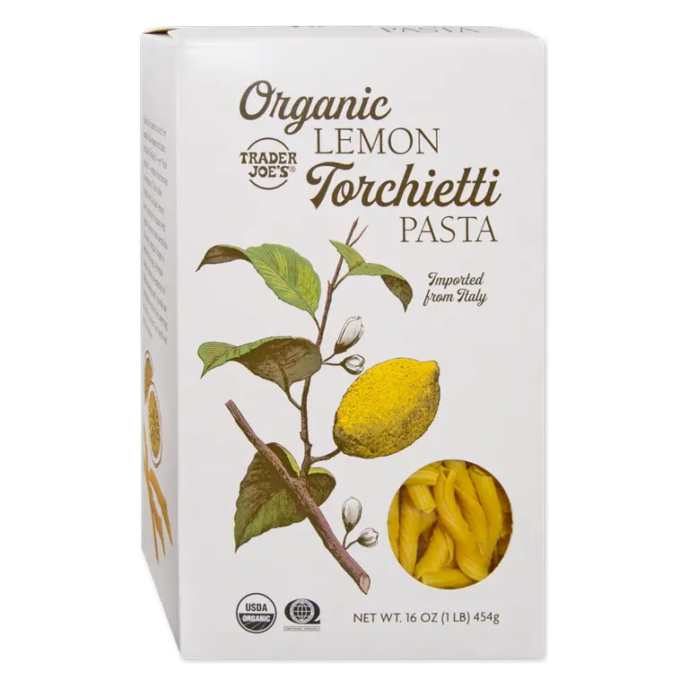 Organic Lemon Torchietti Pasta
