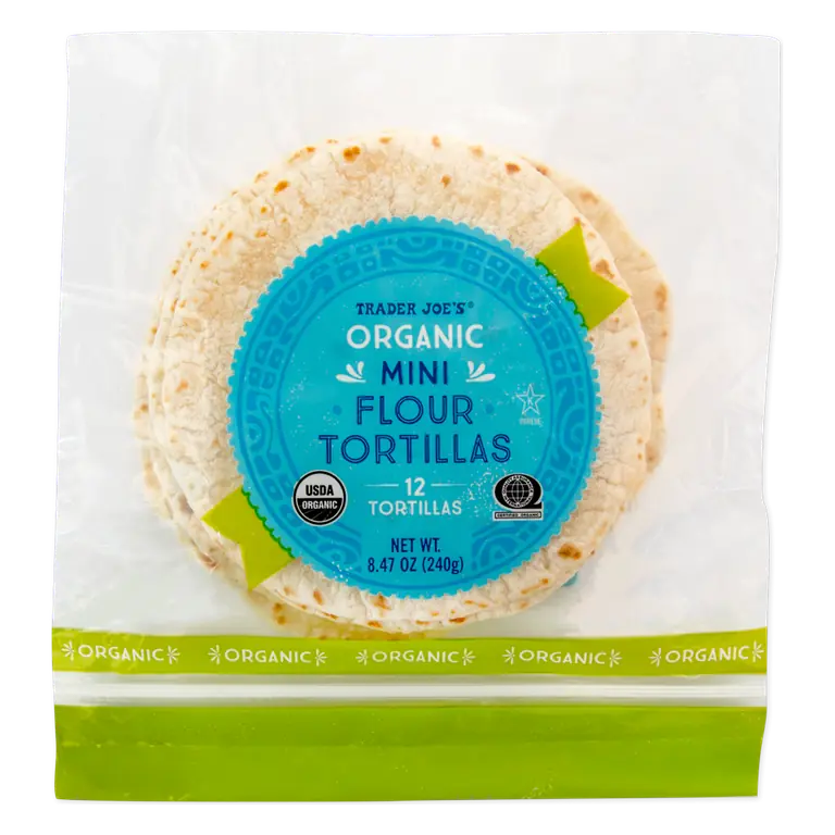 Organic Mini Flour Tortillas