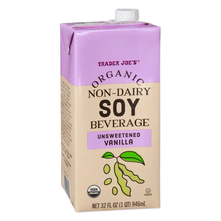 Organic Non-Dairy Unsweetened Vanilla Soy Beverage