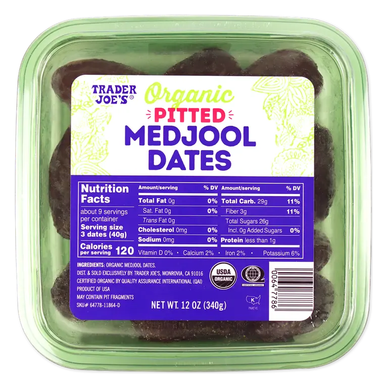Organic Pitted Medjool Dates