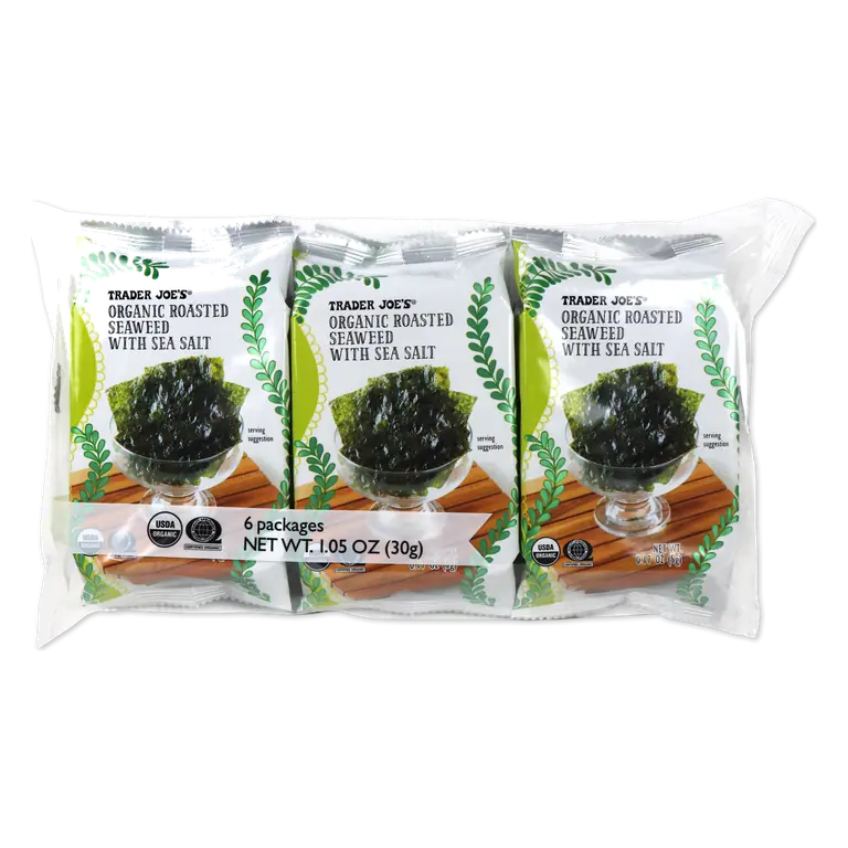 Organic Roasted Seaweed with Sea Salt