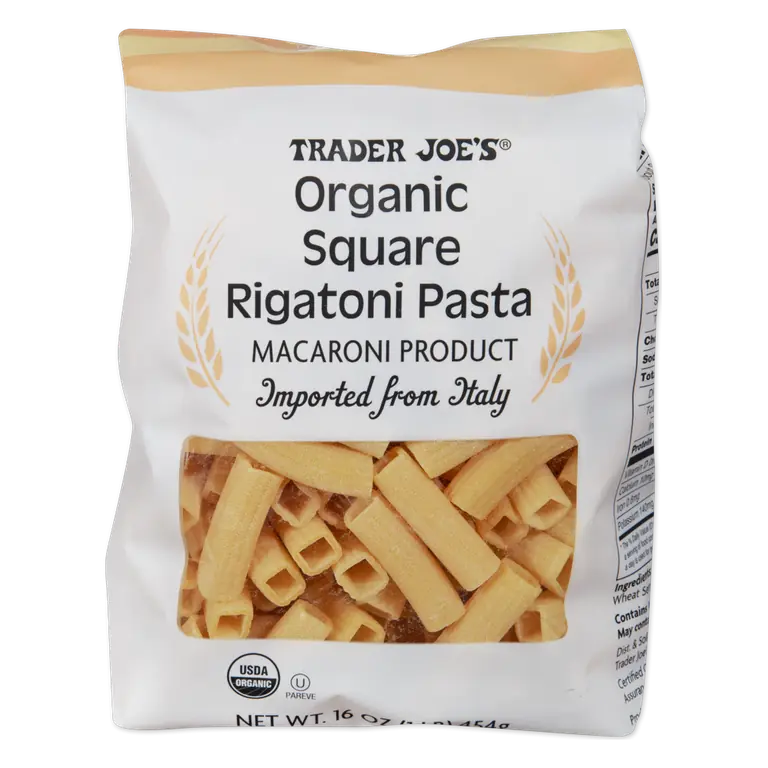 Organic Square Rigatoni Pasta