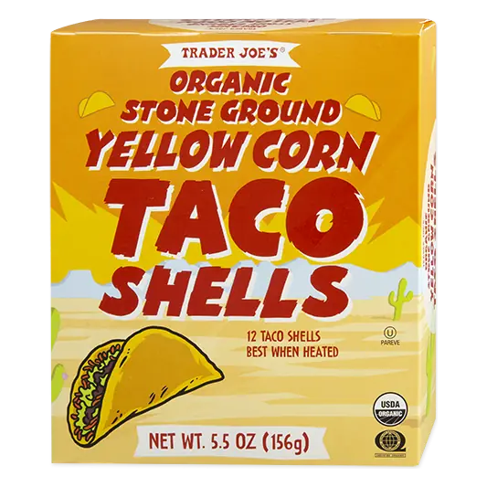 Organic Stone Ground Yellow Corn Taco Shells
