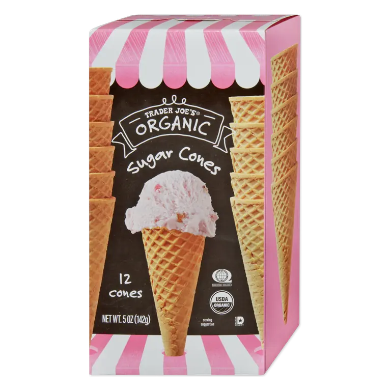 Organic Sugar Cones