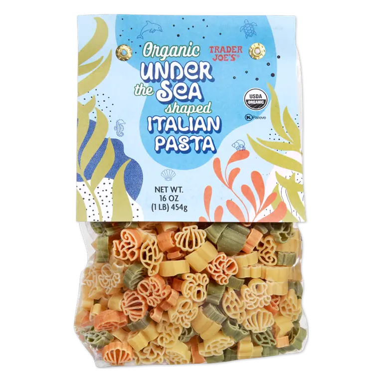 Organic Under the Sea Shaped Italian Pasta