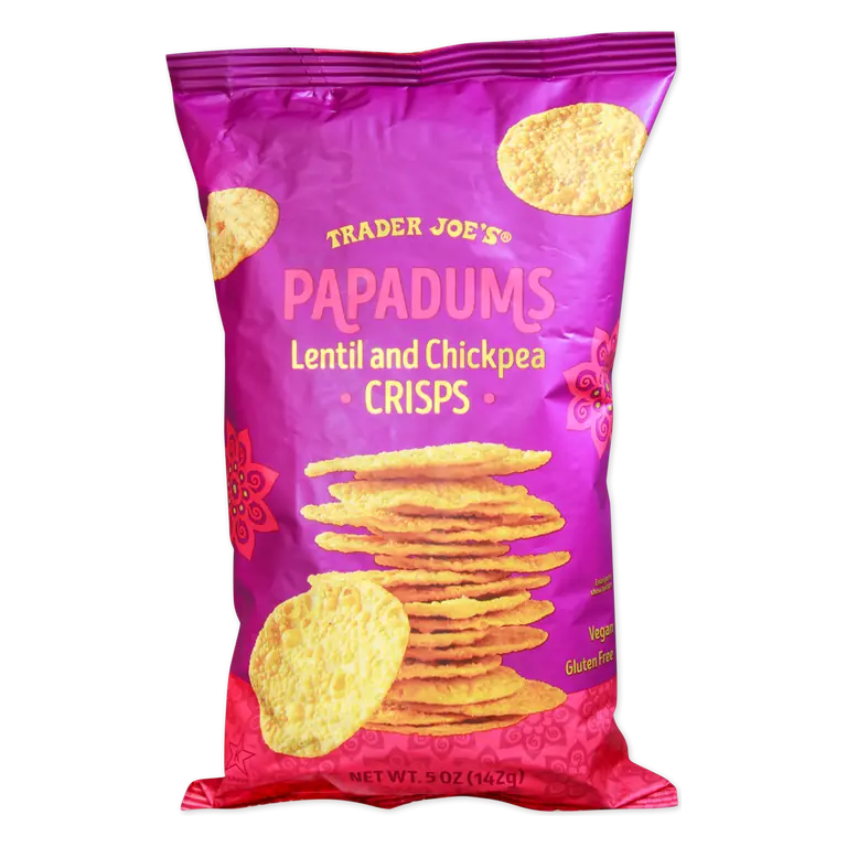 Papadums Lentil and Chickpea Crisps