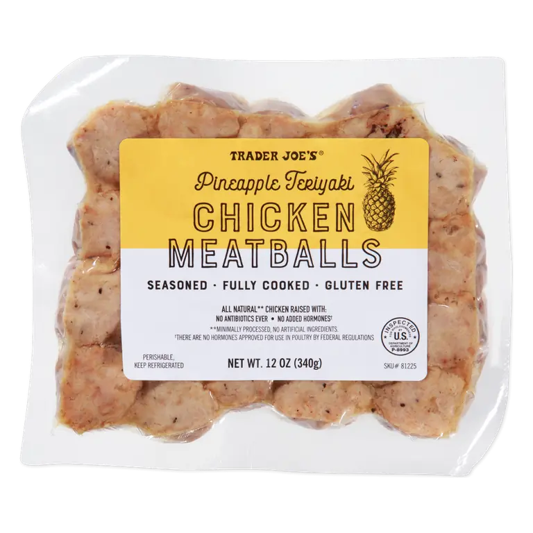 Pineapple Teriyaki Chicken Meatballs