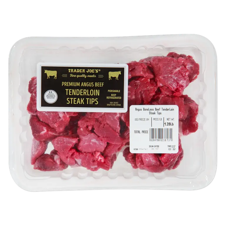 Premium Angus Beef Tenderloin Steak Tips