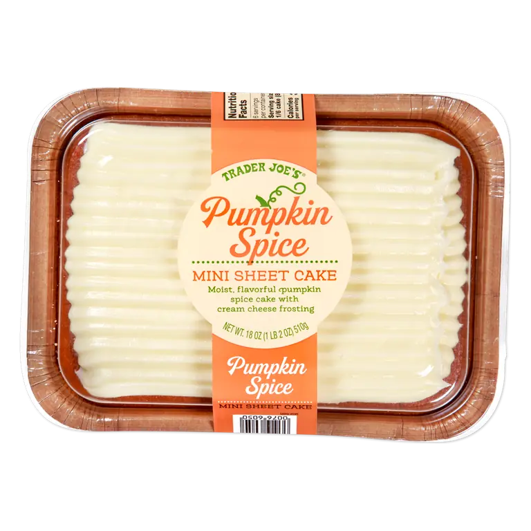 Pumpkin Spice Mini Sheet Cake