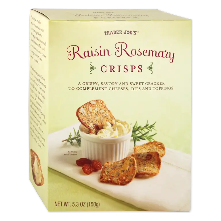 Raisin Rosemary Crisps