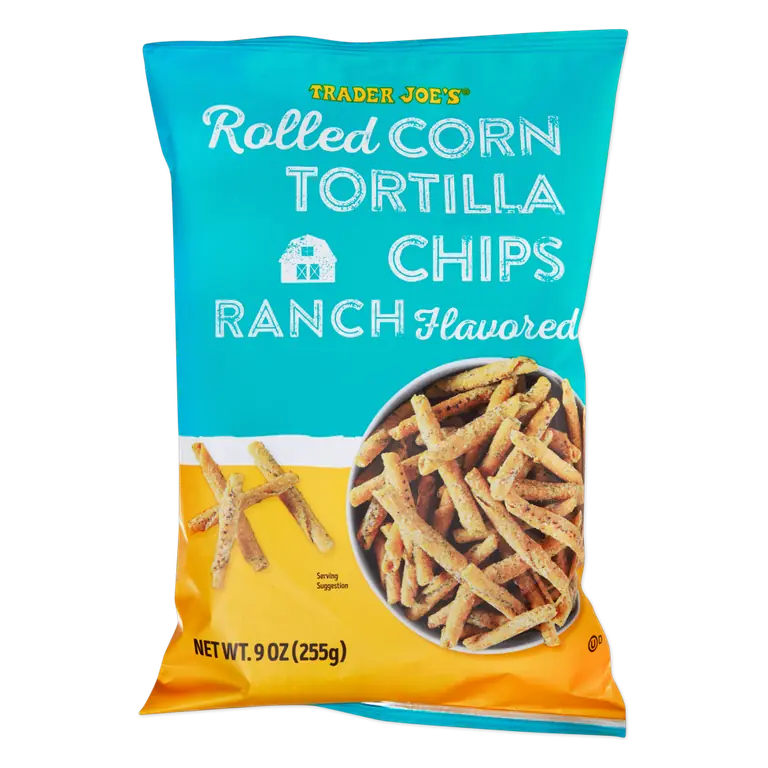 Ranch Flavored Rolled Corn Tortilla Chips
