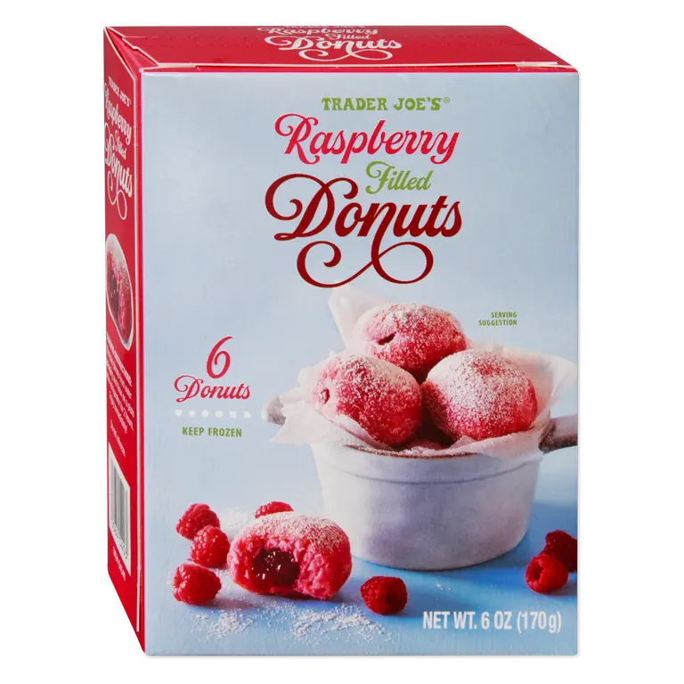 Raspberry Filled Donuts