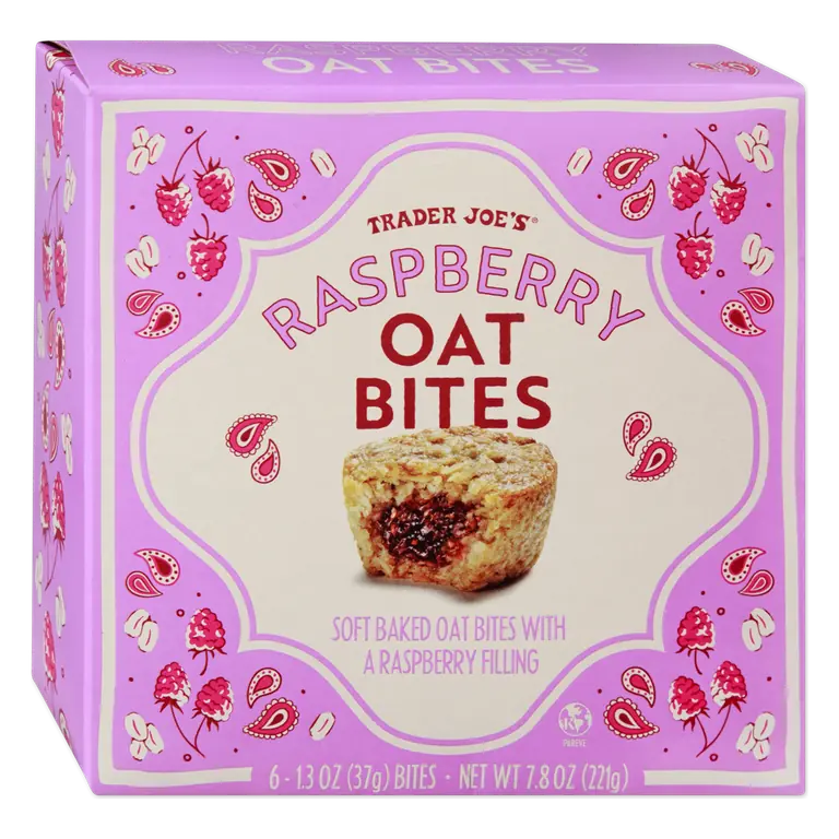Raspberry Oat Bites