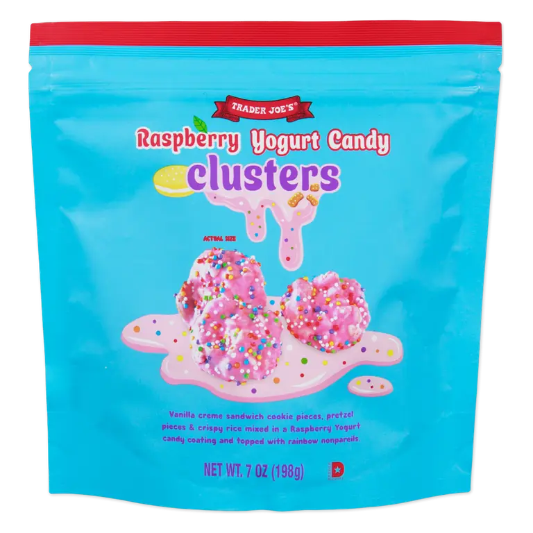 Raspberry Yogurt Candy Clusters