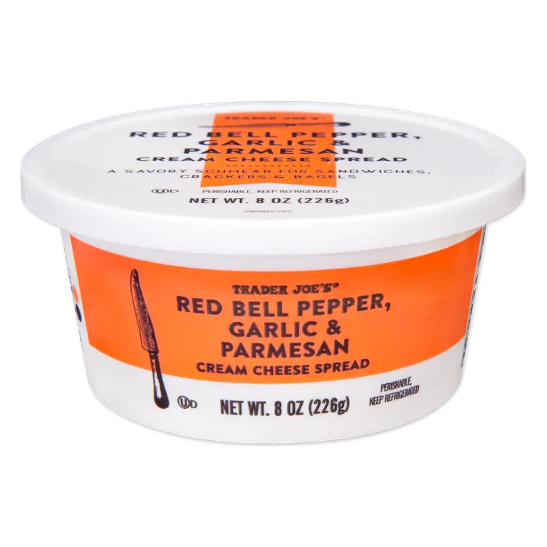 Red Bell Pepper, Garlic & Parmesan Cream Cheese Spread