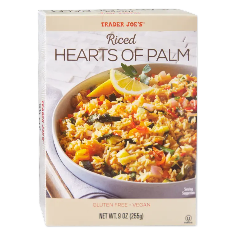 Riced Hearts of Palm
