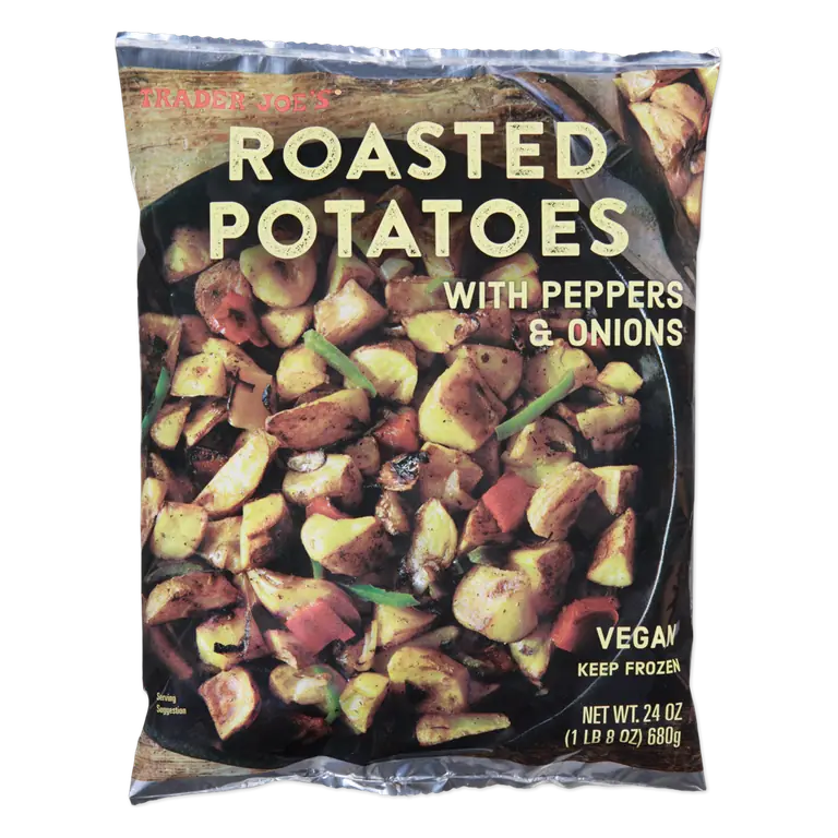 Roasted Potatoes with Peppers & Onions