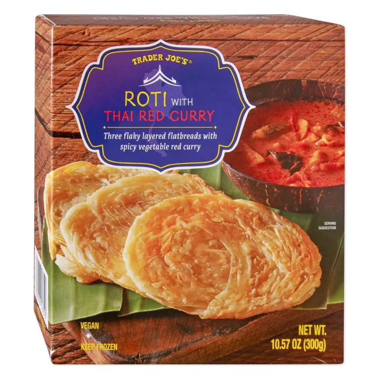 Roti with Thai Red Curry