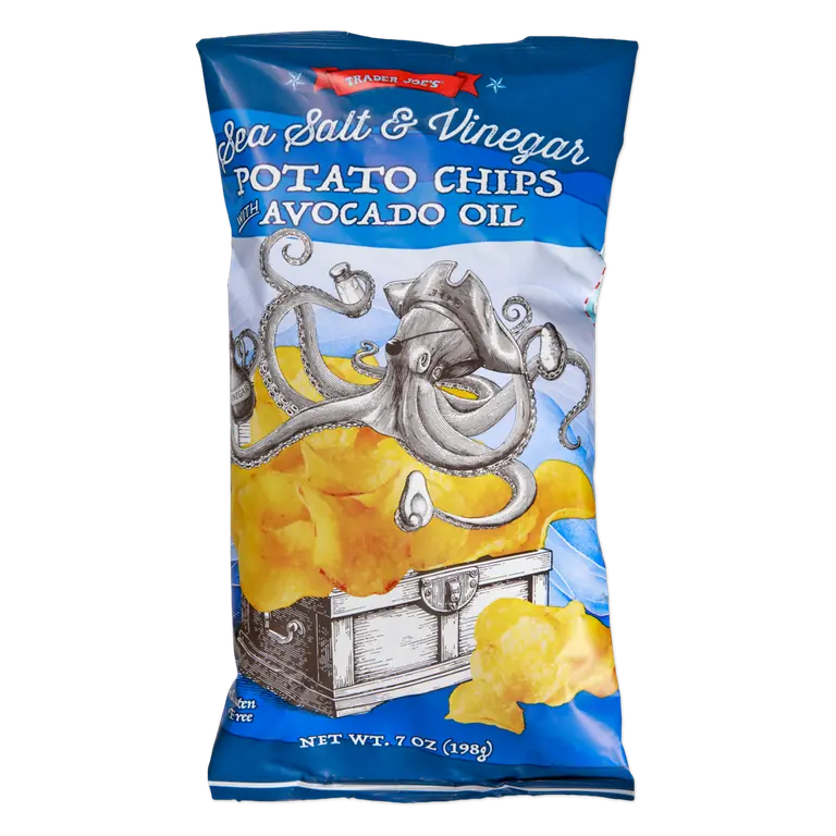 Sea Salt & Vinegar Potato Chips with Avocado Oil