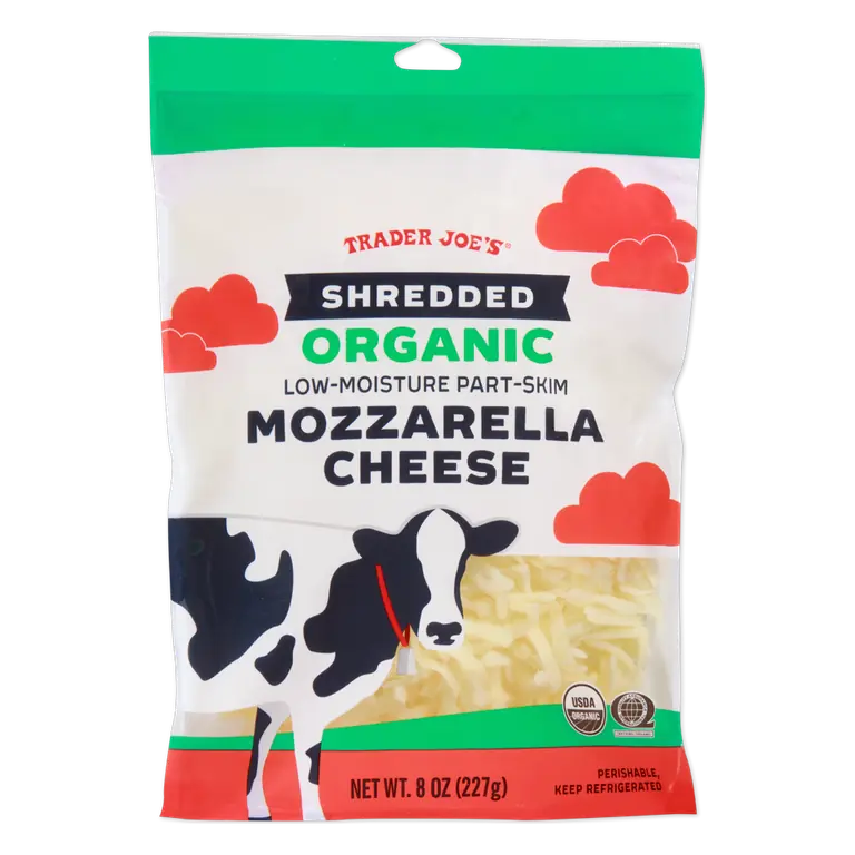 Shredded Organic Mozzarella Cheese