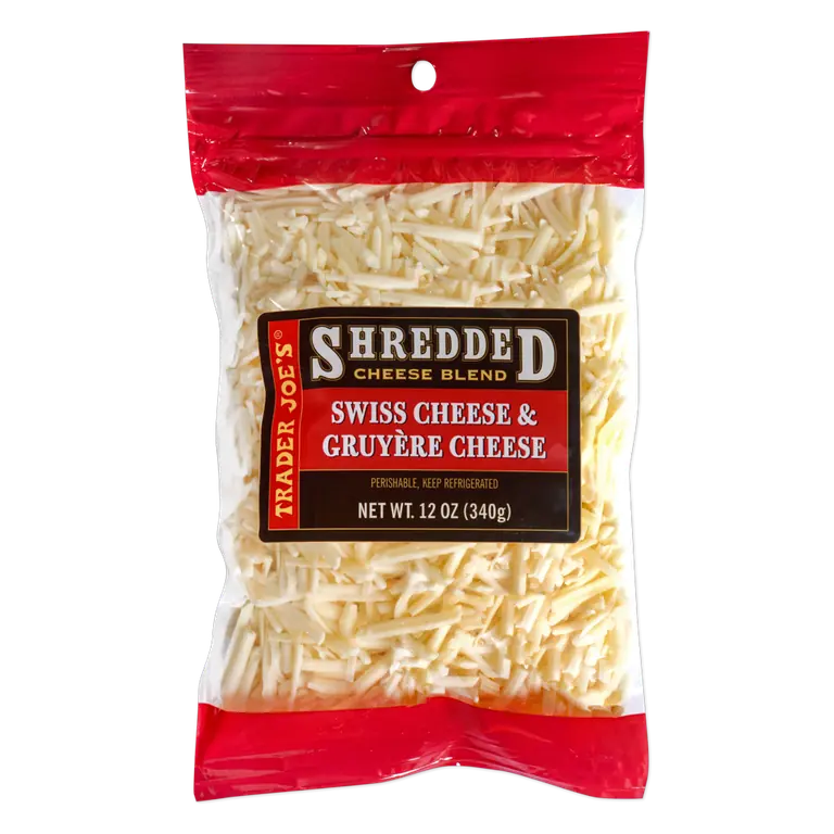 Shredded Swiss Cheese & Gruyère Cheese