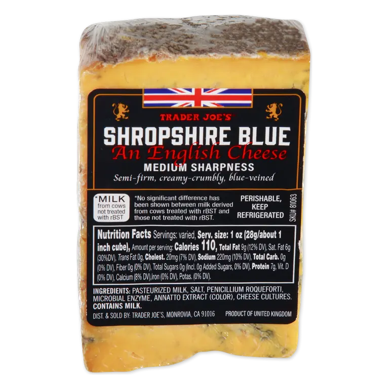 Shropshire Blue English Cheese