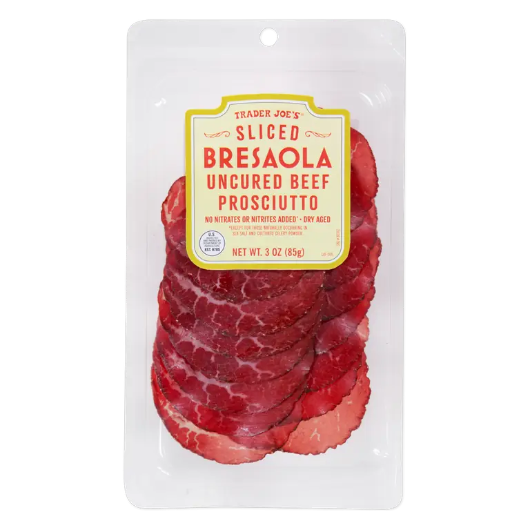 Sliced Bresaola Uncured Beef Prosciutto