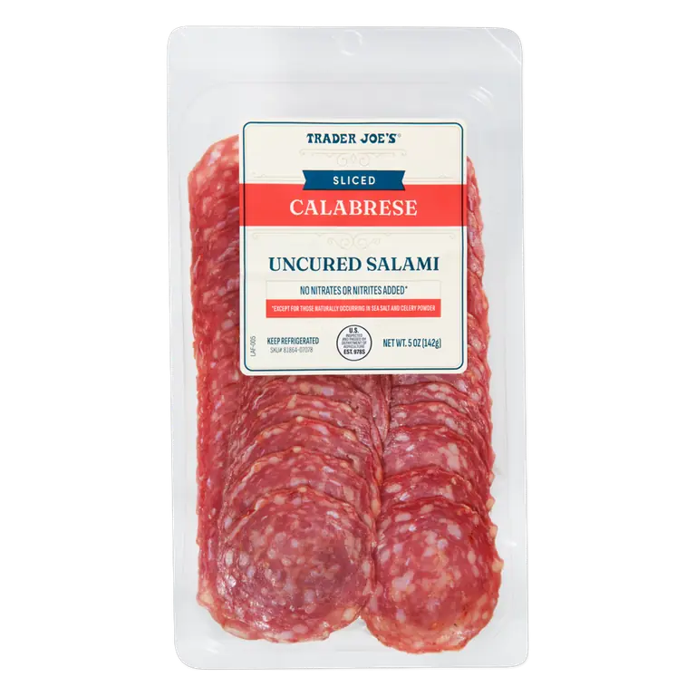 Sliced Calabrese Uncured Salami