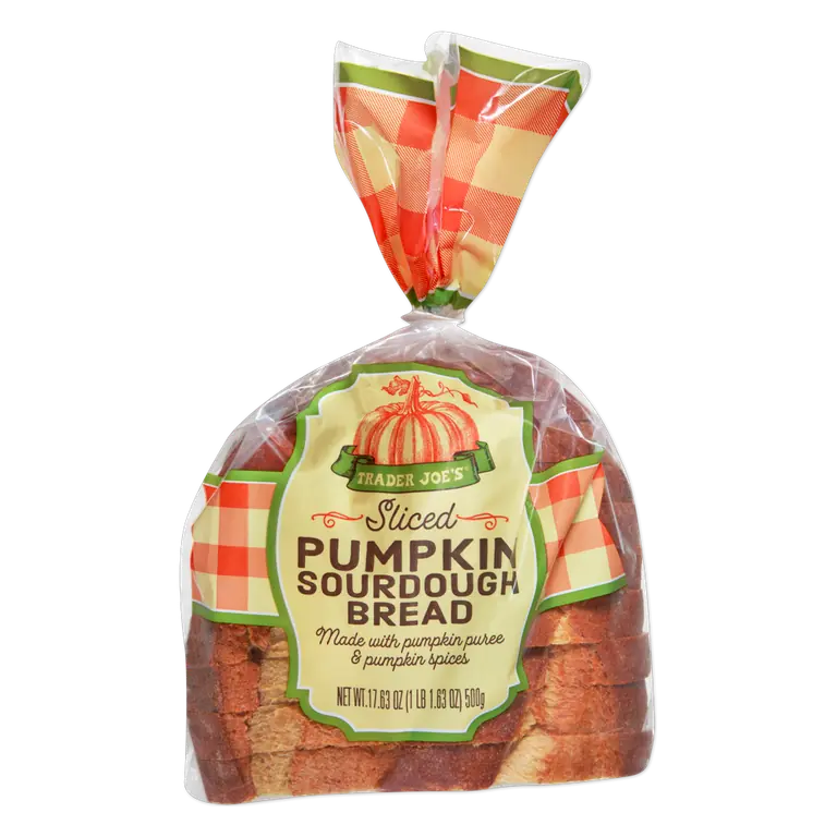 Sliced Pumpkin Sourdough Bread