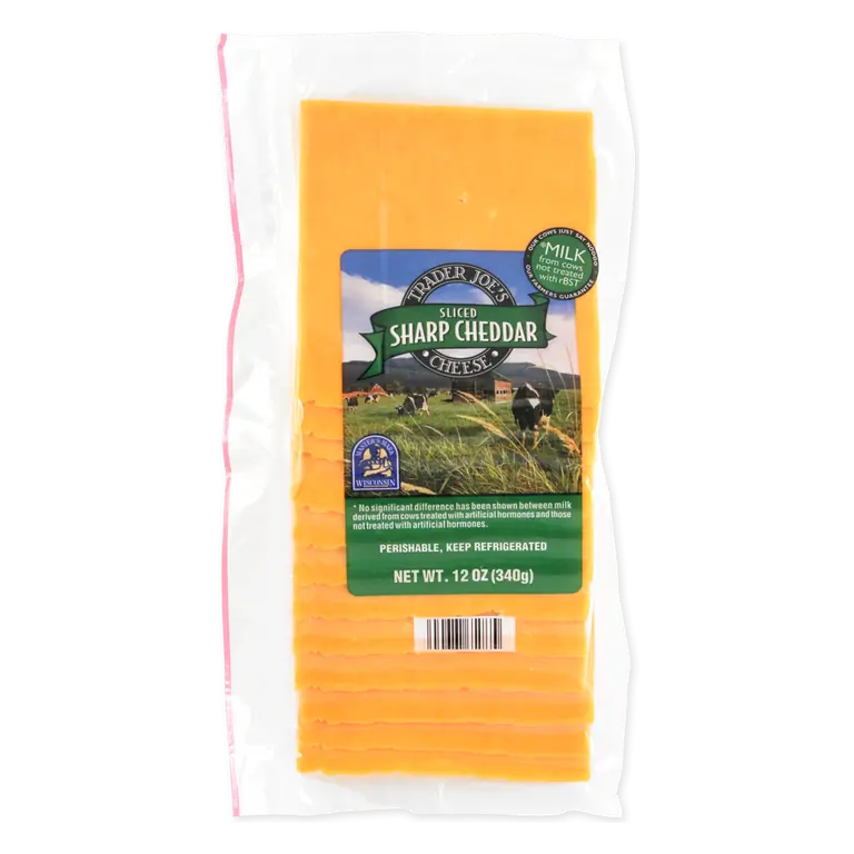 Sliced Sharp Cheddar Cheese